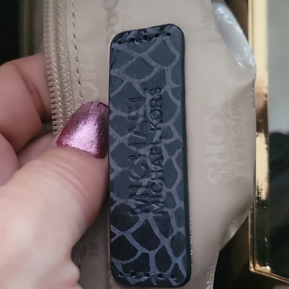 Michael Kors-Python Clutch Nwot-Mint Condition Mi… - image 4